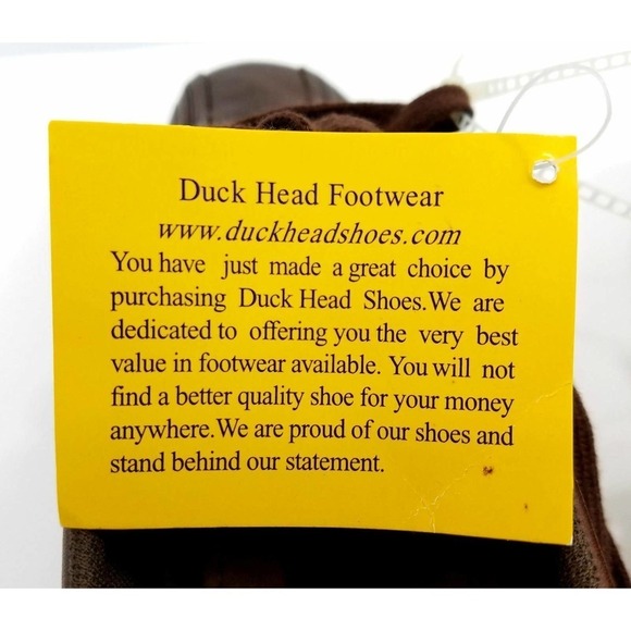 DUCK HEAD Mens Dark Brown Leather Casual Oxfords Loafers Size 8M - Picture 8 of 11